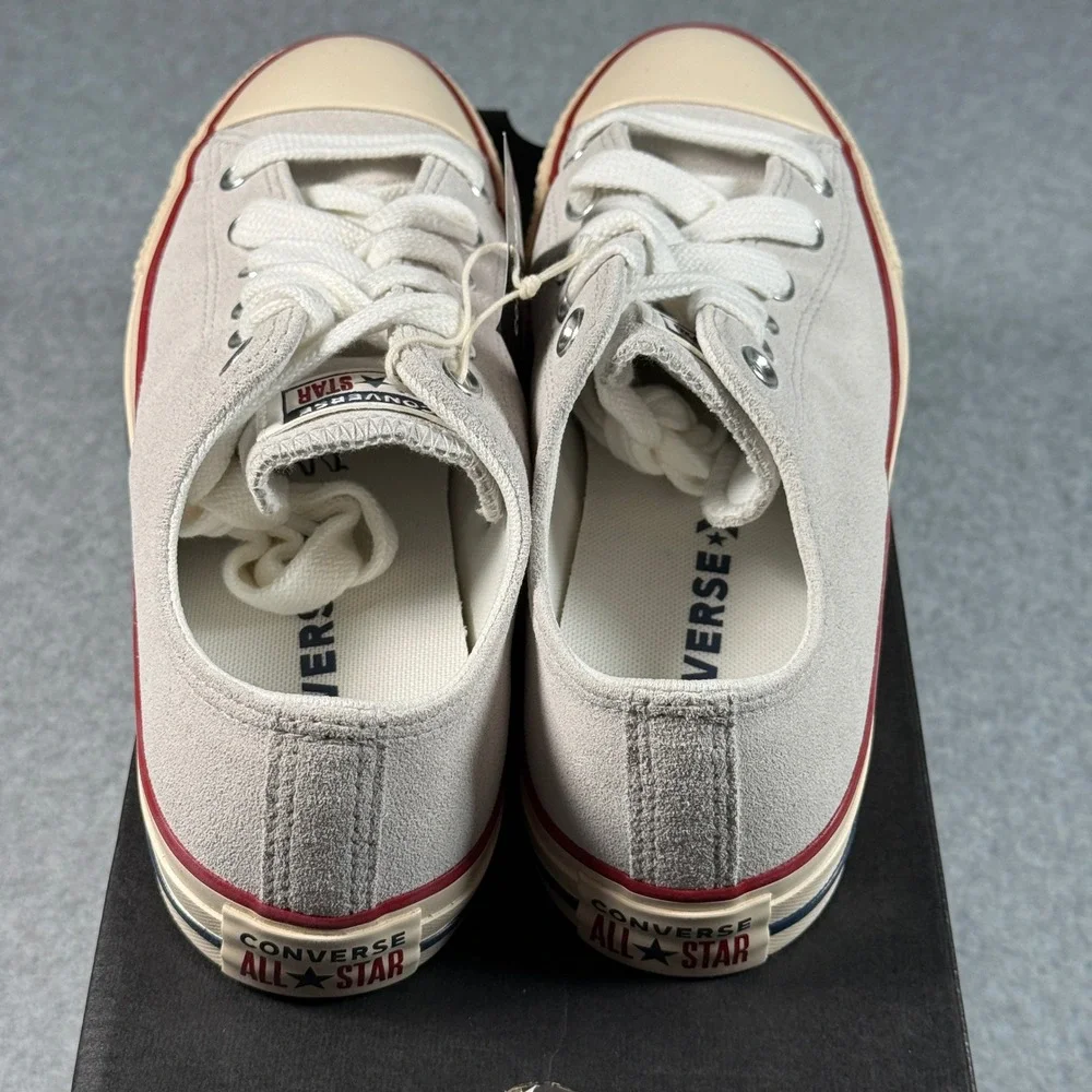 Converse Chuck Taylor All Star Ox Suede Grey Ivory A14237C Mens 7 Womens 9